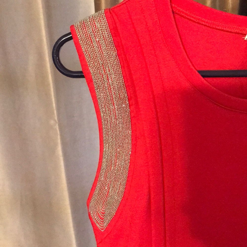 Red Cocktail Dress - Picture 2 of 5